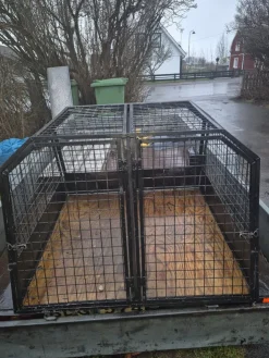 Tradera Dubbel hundbur för transport> Kæledyrstilbehør