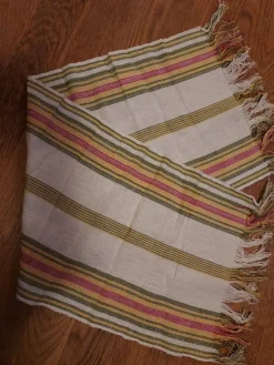 Tradera Duk Löpare Handvävd 31,5 cm x 88 cm + frans| Boligtekstiler