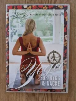 Tradera DVD Yoga för rygg & nacke med Karin Björkegren Jones> Yoga