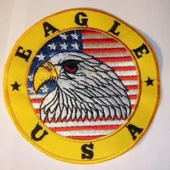 Tradera EAGLE USA. ( GUL ) NYTT TYG MÄRKE !!!!!| Biltilbehør