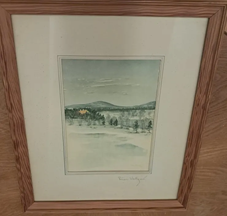 Tradera EINAR WALLQUIST -| Anden Kunst