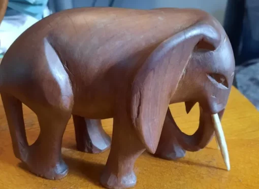 Sale Elefant i trä Brugs- & Pyntegenstande