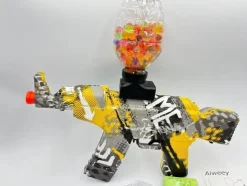 Tradera Elektrisk gel Ball Blaster, AEG AKM-47 Splatter Ball Blaster med 20 000 kula> Leg & Spil