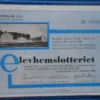 Tradera Elevhemslotteriet 1960> Lotterier & Lodsedler