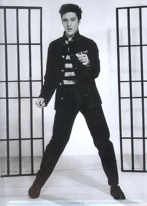 Tradera Elvis Presley - Vykort i plåt - PlåtVykort> Musikmemorabilia