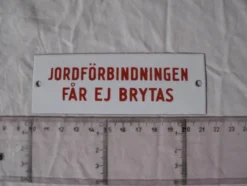 Tradera Emalj skylt 40/50-tal| Amatørradio