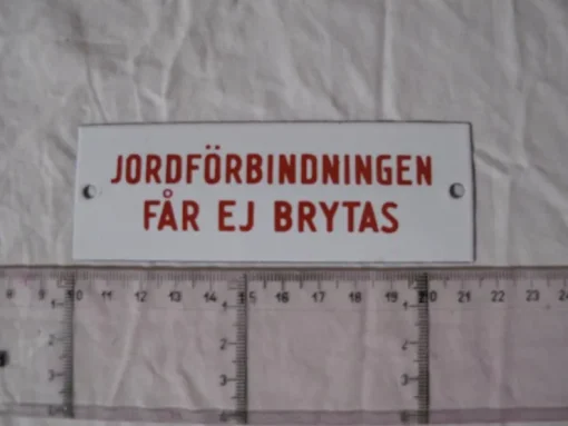 Tradera Emalj skylt 40/50-tal| Amatørradio