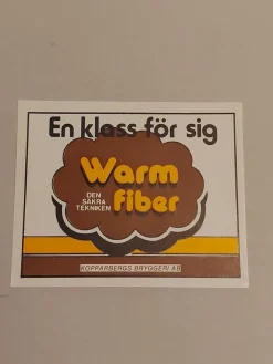 Tradera En klass för sig Warm Fiber - Kopparbergs Bryggeri| Breweriana