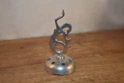 Fashion En vacker elegant blomster fakir í svenskt Tenn art deco stil Tin & Messing