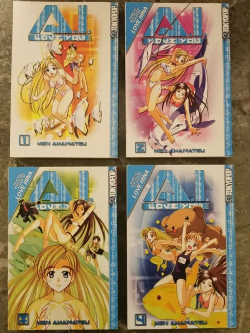 Online [ENG] A.I. Love You 1-4 av Ken Akamatsu, manga, anime, Love Hina Amerikanske Serier