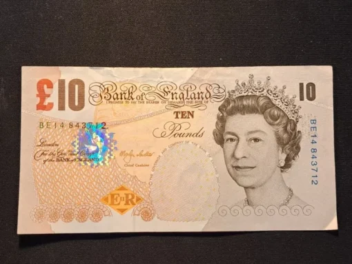 Tradera England - £10 Pund 2000 - Charles Darwin| Sedler