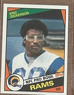 Tradera Eric Dickerson Rookie Card> Samlebilleder