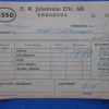 Tradera ESSO Kontantkvitto Emmaboda 1958| Bensinia