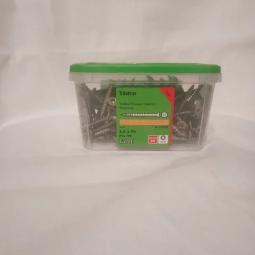 Sale ESVE Träskruv 5,0 x 70 mm Skruer, Plugs & Søm