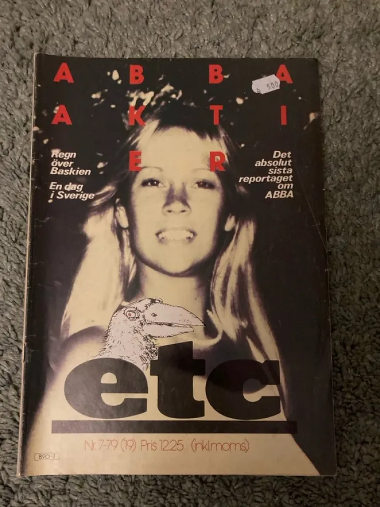 Tradera Etc nr 7 1979 ABBA jazz| Musiktidsskrifter & Litteratur