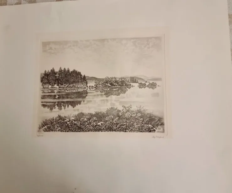 Tradera Etsning av Stig Borglind, Falugrafikerna| Grafik & Tegninger