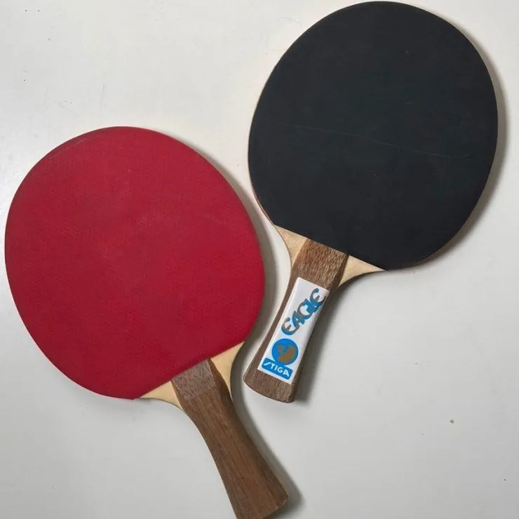 Tradera Ett par Vintage STIGA Eagle pingisracket racquet table tennis ping pong racket> Bordtennis