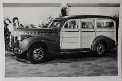 Tradera Fabriksfoto 1940 Chevrolet Woodie 31 x 45 cm| Biltilbehør