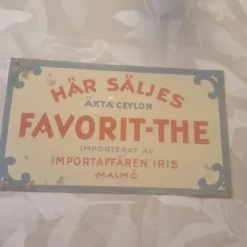 Tradera Favorit-Thé Reklamtavla> Reklame Gadgets