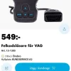 Tradera Felkodsläsare Biltema 15-1305 för VAG| Biltilbehør