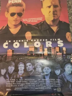 Tradera Filmposter Dennis Hooper - Colors| Filmmerchandise