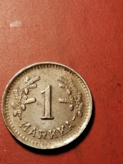 Tradera *Finland-1 markkaa - Järn/iron -1950 *Bra Cond. 1+*| Udenlandske Mønter