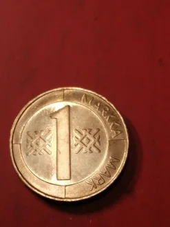 Tradera *Finland-1 markkaa -Aluminiumbrons -1998 * Cond. UNC-01 *| Udenlandske Mønter