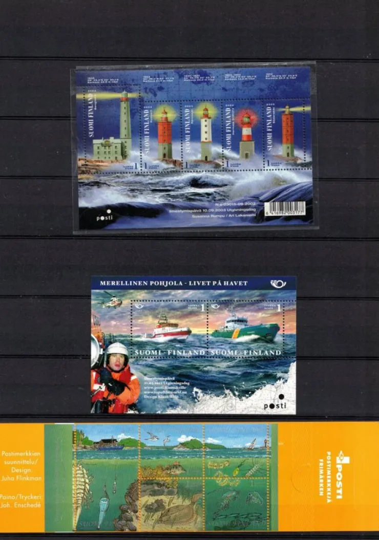 Tradera Finland postfriska block och ett häfte.| Norden