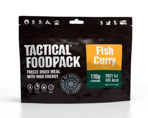 Tradera Fish Curry and Rice TACTICAL FOODPACK Fisk Curry & Ris - ARMY MRE FOOD RATION> Camping & Vandring