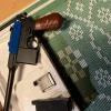 Tradera Fjäderdriven luftpistol.> Skydning