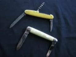 Tradera Fällkniv Eskilstuna C.O.Ryd + Richard Sheffield England> Knive & Sværd