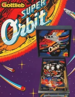 Tradera Flyer flipperspel Gottlieb Super Orbit| Spillemaskiner