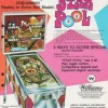 Tradera Flyer flipperspel Williams Star Pool| Spillemaskiner