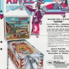 Tradera Flyer flipperspel Williams Aztec| Spillemaskiner