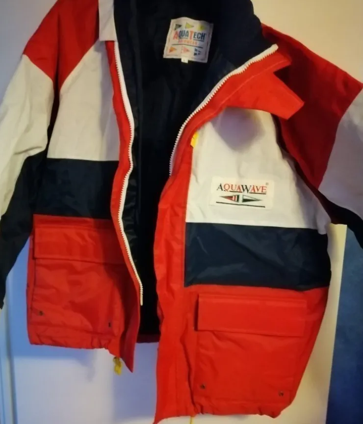 Tradera Fodrad seglarjacka stl L> Sejlads