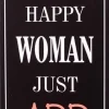 Tradera FOR INSTANT HAPPY WOMAN JUST ADD WINE Magnet i chabby chic 5x10 cm> Magneter
