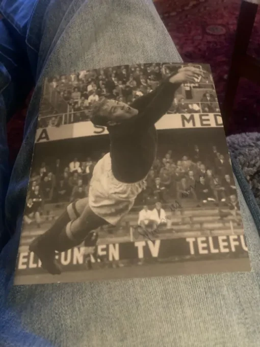 Tradera FOTBOLL Pressfoto 10/8 1958 AIK v Sandviken Mellberg m fl> Sportsmemorabilia