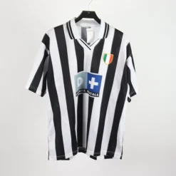 Tradera Fotbollströja Juventus vintage, Del Piero 10, svart/vit, randig, stl L> Fodbold