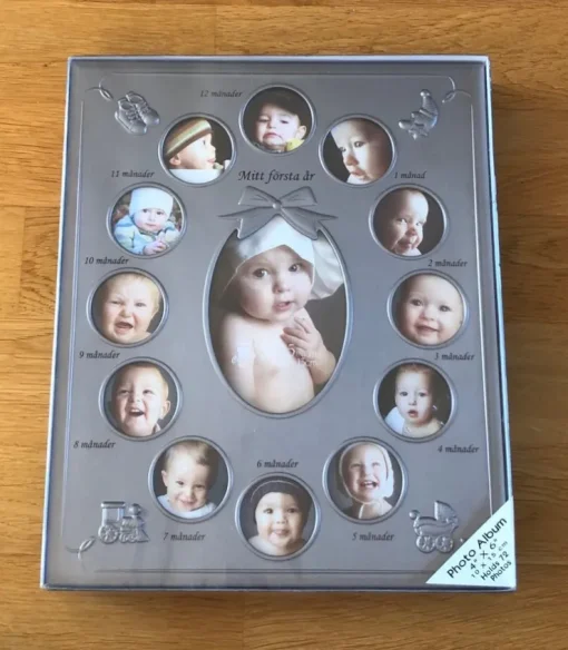 Tradera Fotoalbum för barnets första år| Fotoalbum