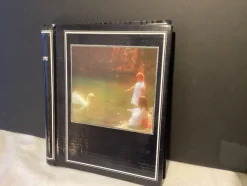 Tradera Fotoalbum, svart med illustrerad pärm (25,5 x 29 x 3 cm)| Fotoalbum