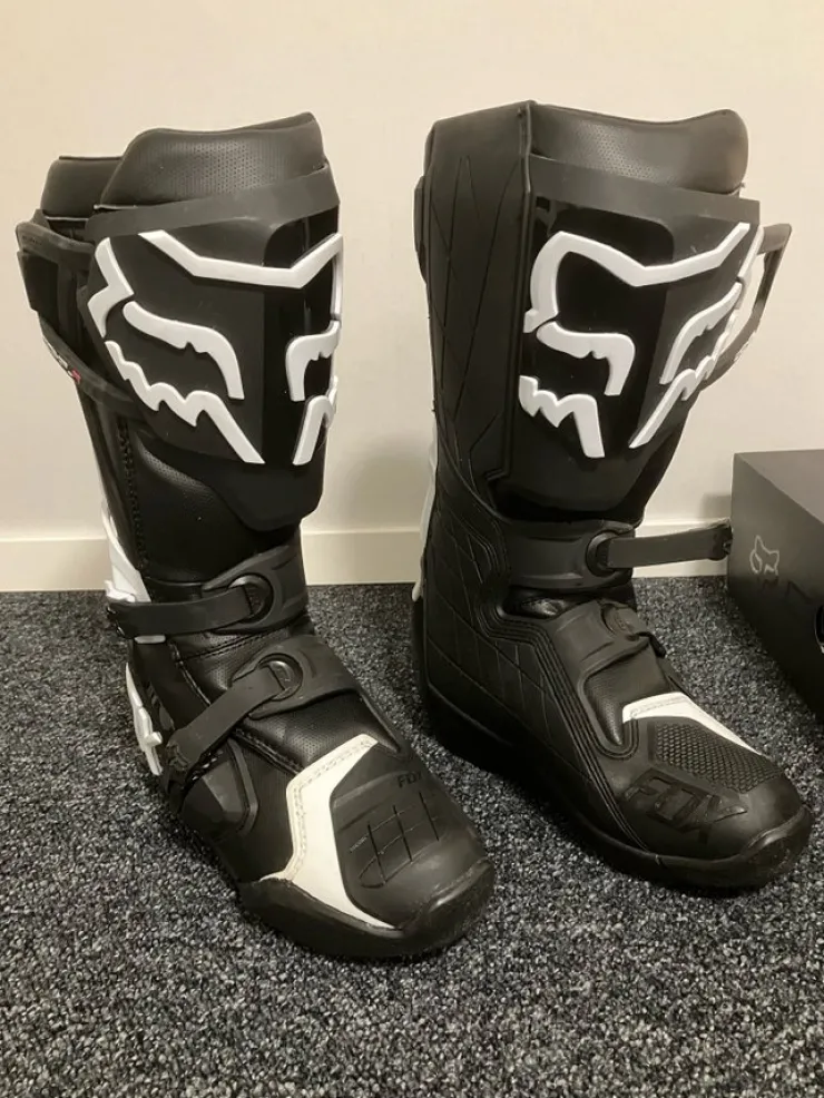 Tradera Fox Comp R crossstövlar Storlek 9| Motocross