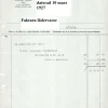 Tradera Frederik Salomensen A/S Laederfabrikation Faktura 10 mar 1927 lanthandel Småland> Fragtsedler & Fakturaer