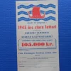 Tradera Föreningen Norden inbjuder till deltagande i 1945 års stora lotteri> Lotterier & Lodsedler