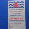 Tradera Föreningen Norden inbjuder till deltagande i 1946 års stora lotteri> Lotterier & Lodsedler