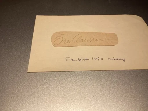 Tradera Friidrottare Örn Clausen| Autografer