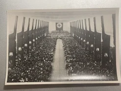 Tradera Fullsatt kongresshall, partidagarna 1933, originalbild tredje riket, nazi, NSDAP> Militære Samlerobjekter