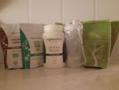 Tradera Fynd! Alpha Plus detox rening super greens psylliumfröskal Pau D'arco glutenfri| Sundhedsprodukter