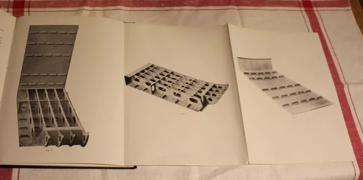 Tradera G.A SYSTEM OF SHIP CONSTRUCTION. MED UTFÄLLBARA BILAGOR. 1921.> Technica & Nautica