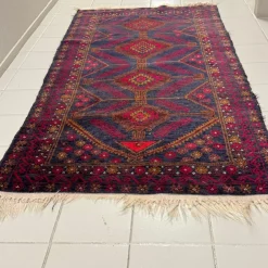 Clearance GALLERIMATTA, Baluch Handknuten matta, orientalisk mönster Gulvtæpper