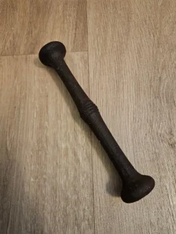 Cheap GAMMAL ANTIK STÖT TILL MORTEL JÄRN ROSTIG ! ALLMOGE Almue